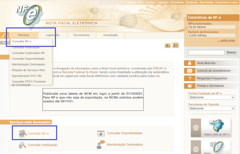 Como Consultar Nf E Na Sefaz Aprenda Em Passos